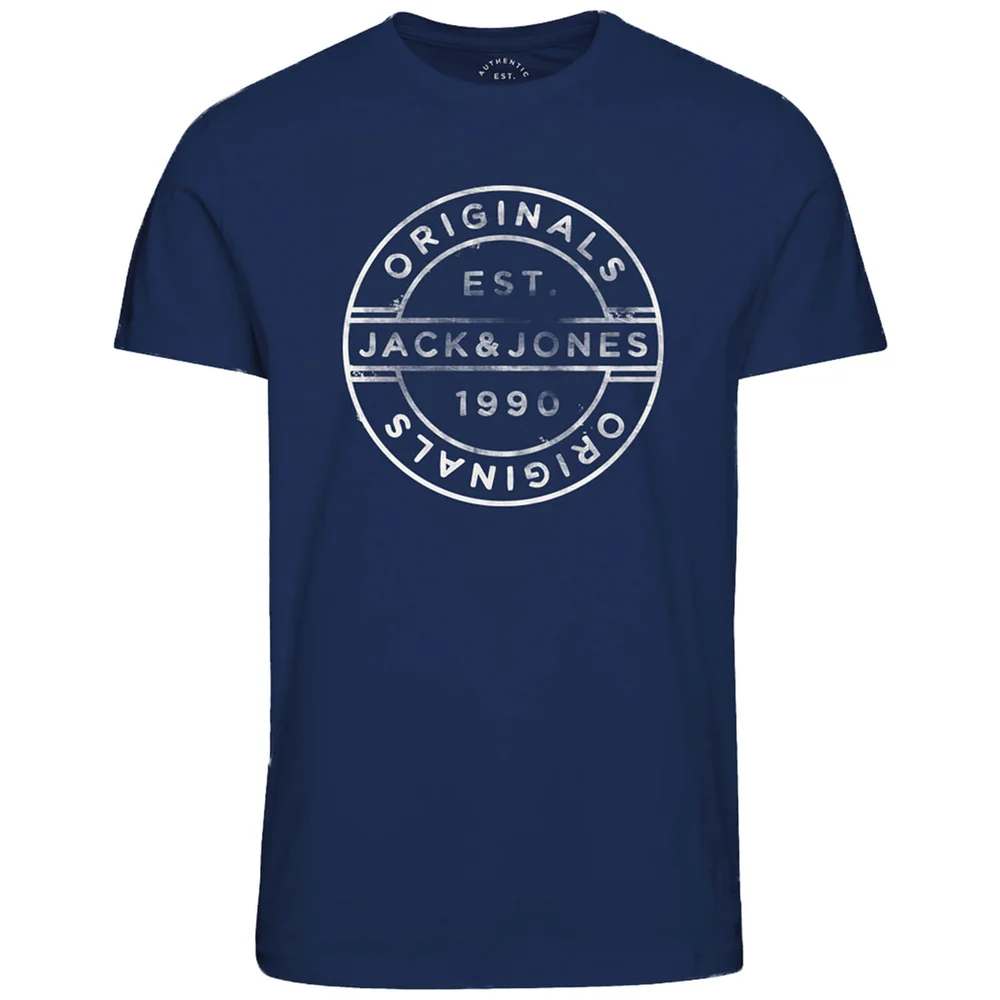 T-Shirt Homme Originals Slack Jack & Jones - Bleu - S - Navy Image 1