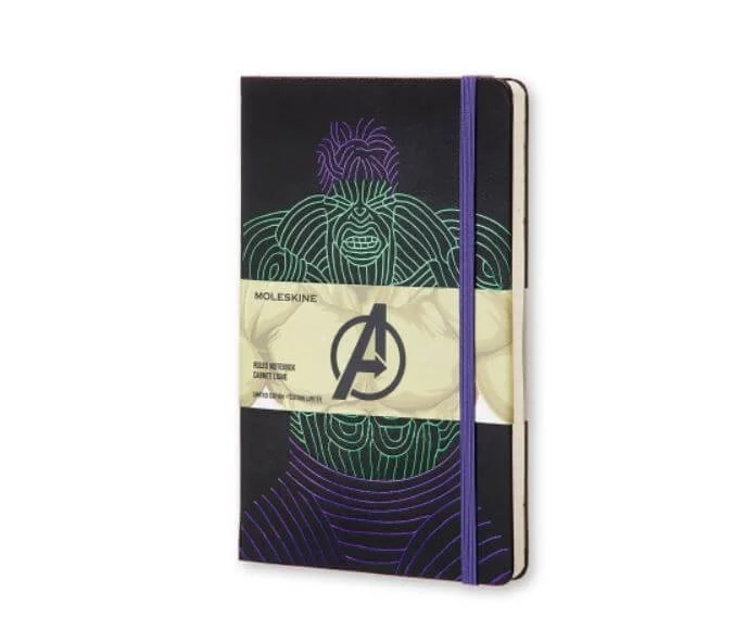 Carnet Moleskine The Hulk Marvel - Grand Format - Édition Limitée - Lignes Image 1