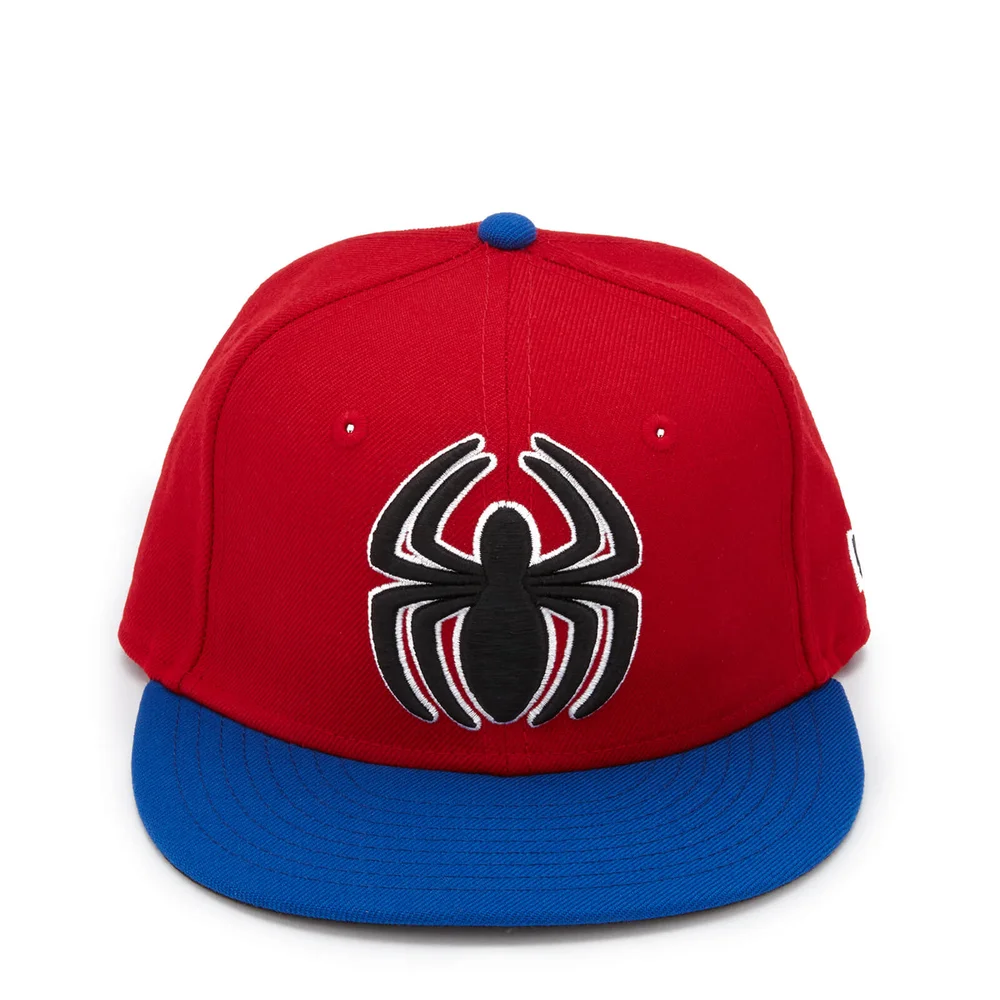New Era 9Fifty Spiderman Red Royal Youth Snapback Image 1