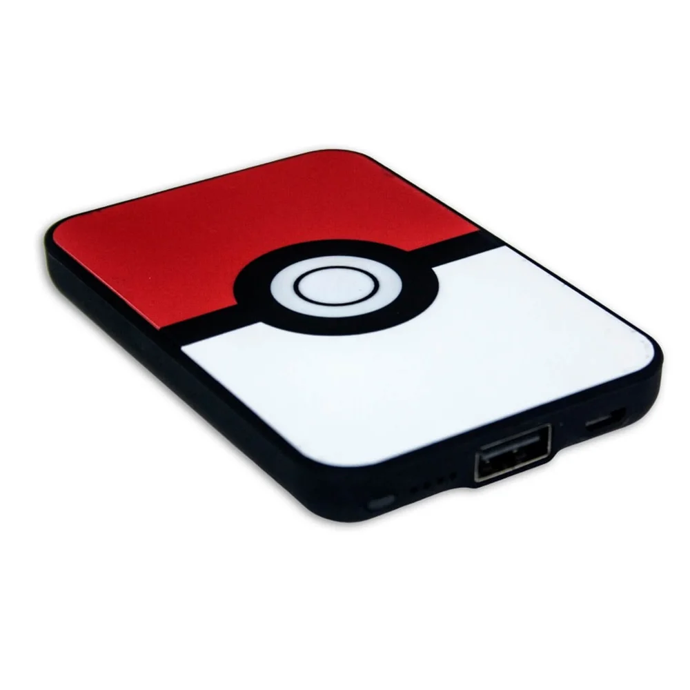 Batterie Externe Taille Carte Bleue (5000mAh) - Pokémon Pokéball Image 1