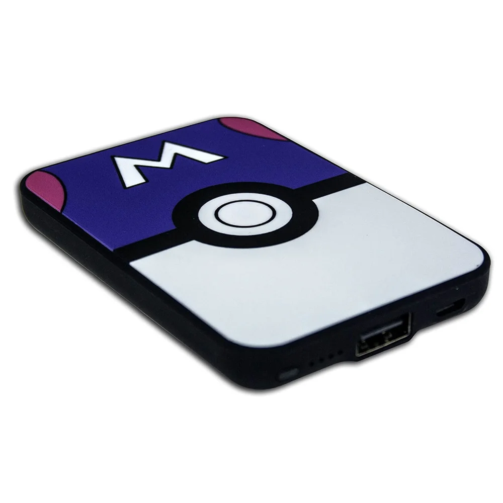 Batterie Externe Taille Carte Bleue (5000mAh) - Pokémon Mégaball Image 1