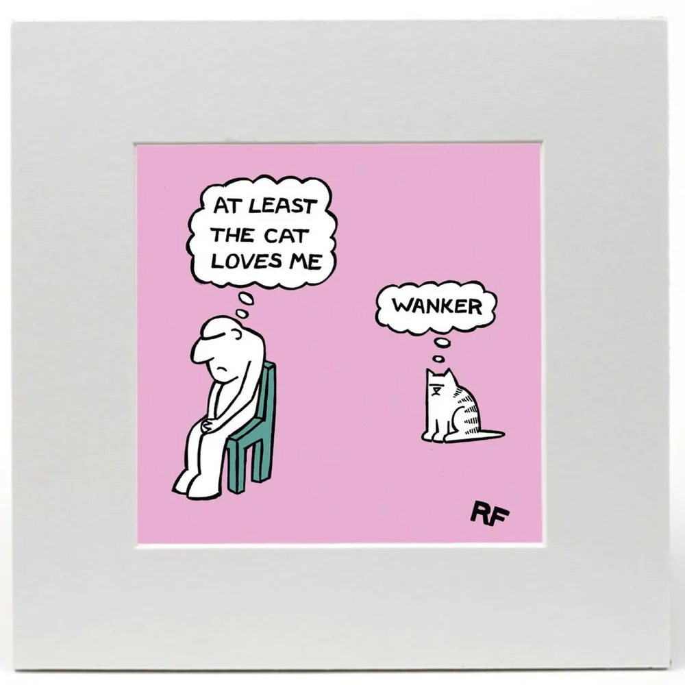 Affiche Imprimée Homme et son Chat - On the Prowl Image 1