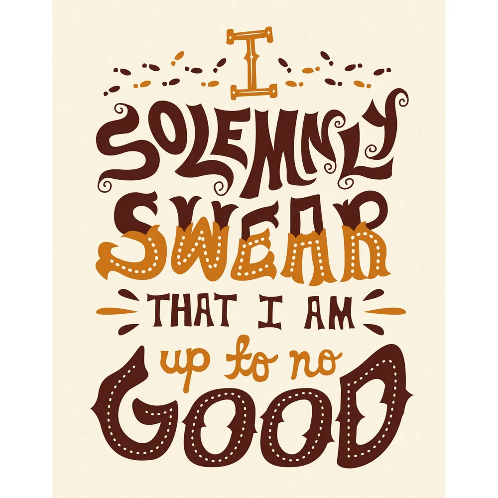 Affiche I Solemnly Swear That I'm Up To No Good - Harry Potter Image 1