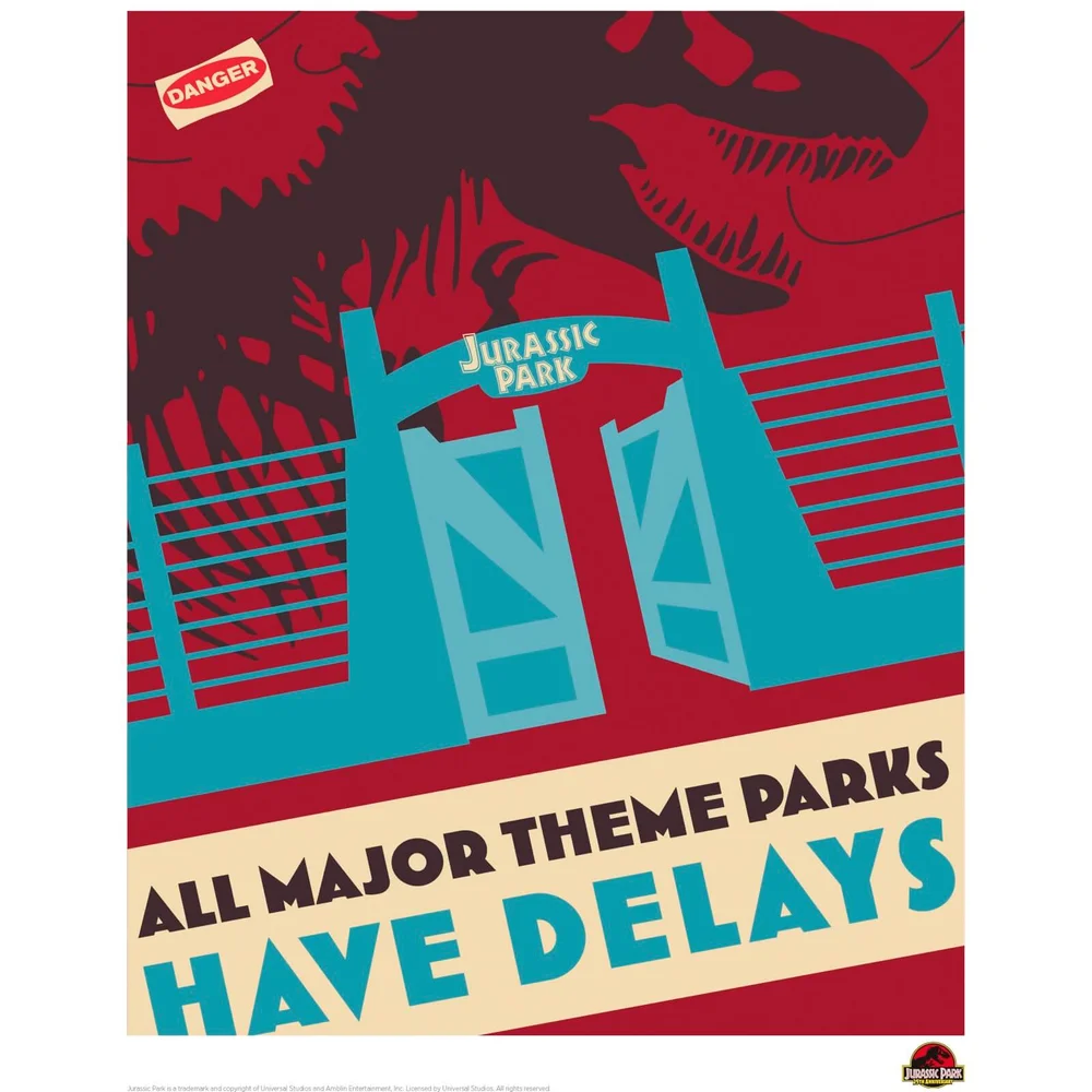 Affiche Au Parc - Jurassic Park Image 1
