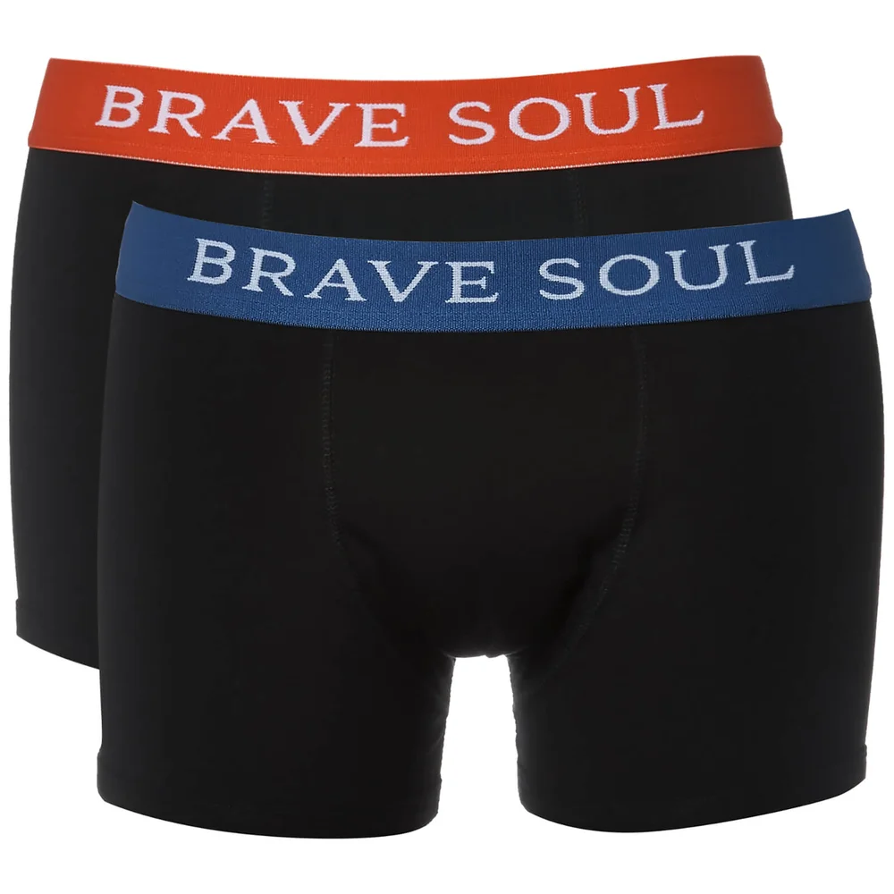 Lot de 2 Boxers Bruno Brave Soul - Noir / Rouge / Bleu - S - Black/Red/Blue Image 1