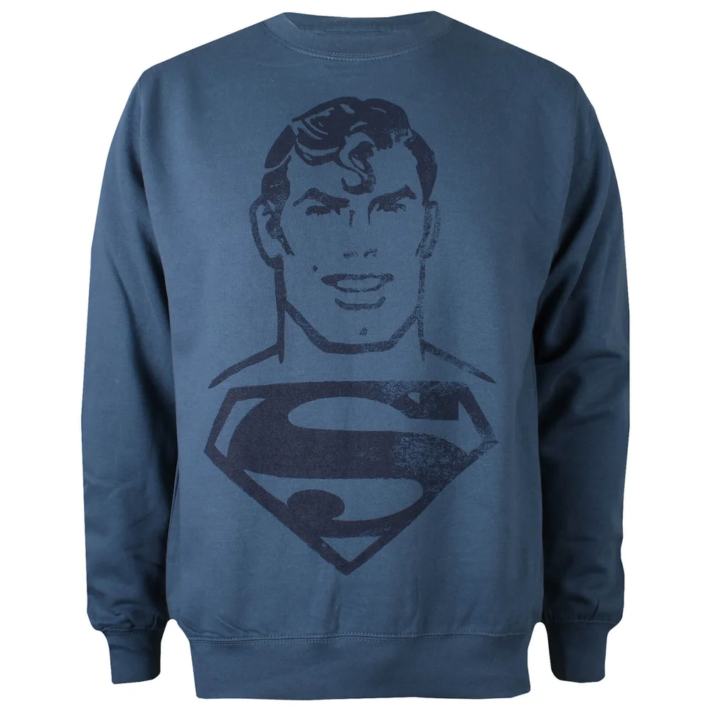 Sweat Homme Superman DC Comics - Bleu Airforce - S - Bleu Image 1