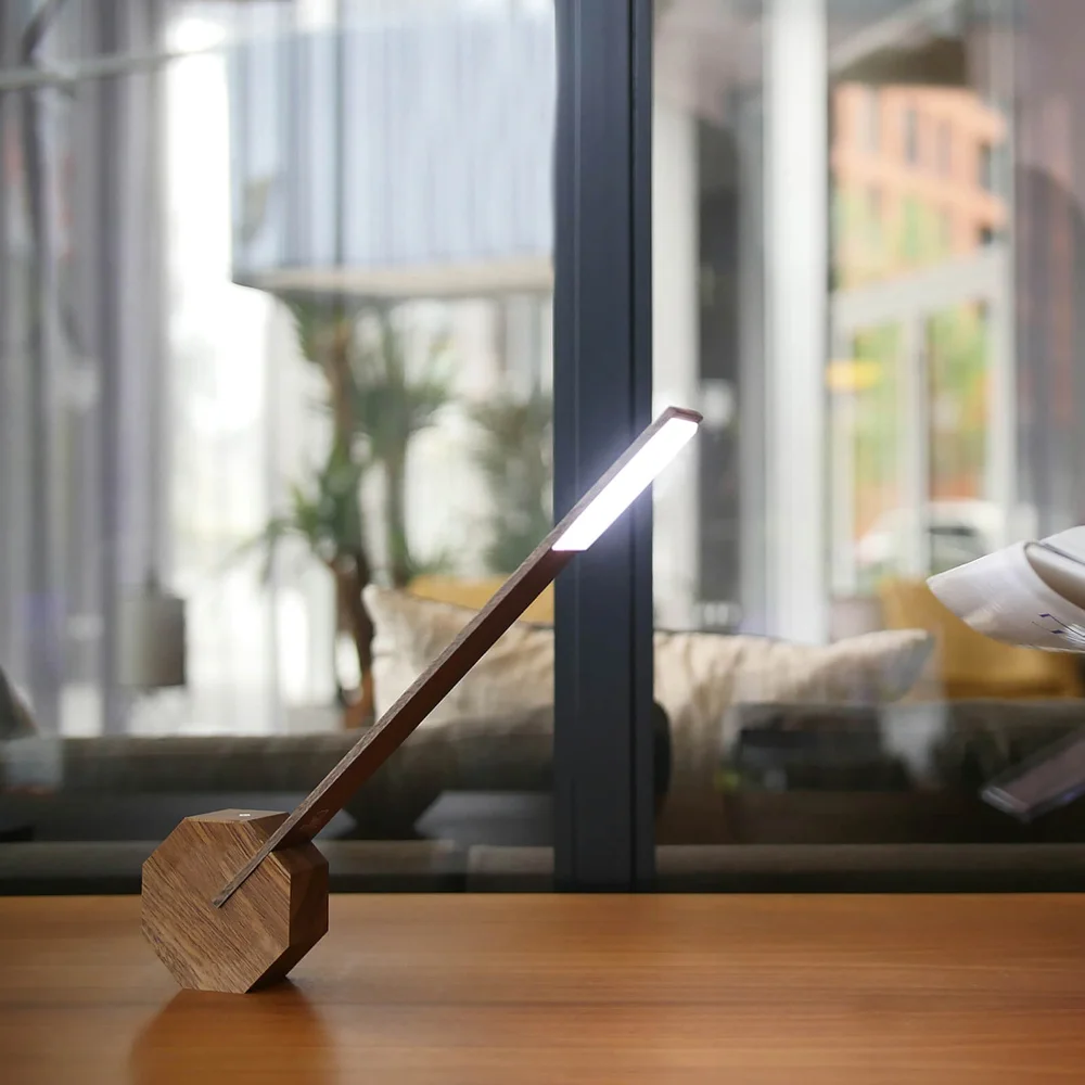 Lampe de Bureau Octagon Gingko - Noisette Image 1