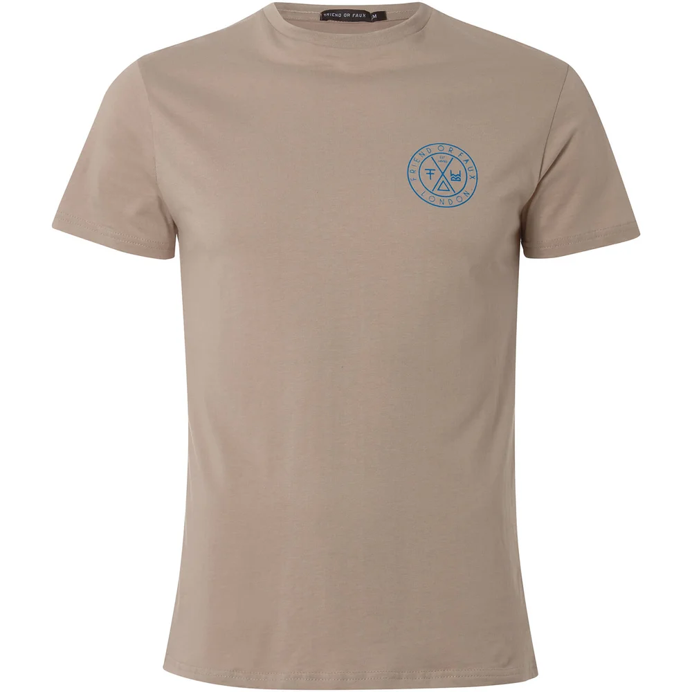 T-Shirt Homme Tremer Friend or Faux - Taupe - S - Gris Image 1