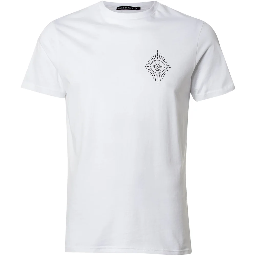 T-Shirt Homme Kamikaze Friend or Faux - Blanc - S - Blanc Image 1