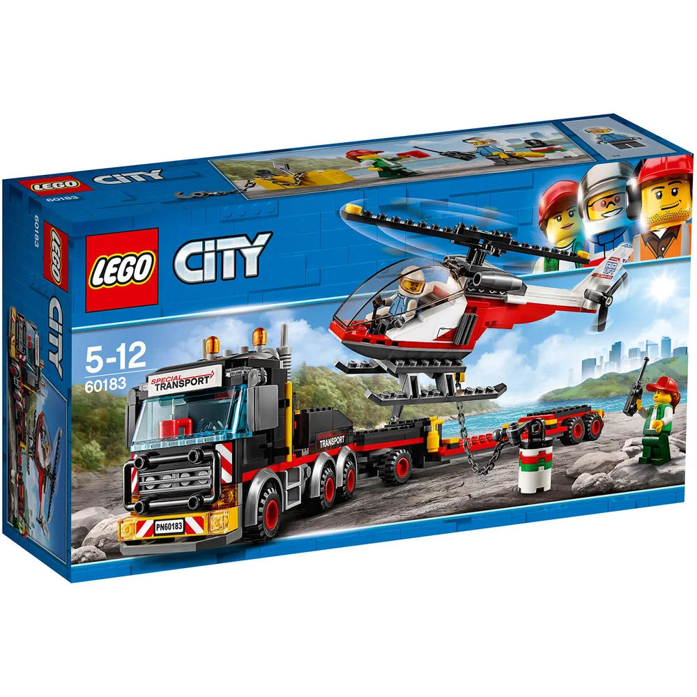 LEGO City Great Vehicles : Le transporteur d'hélicoptère (60183) Image 1
