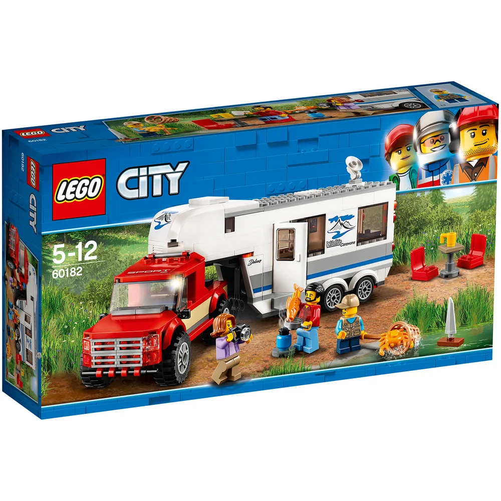 LEGO City Great Vehicles : Le pick-up et sa caravane (60182) Image 1