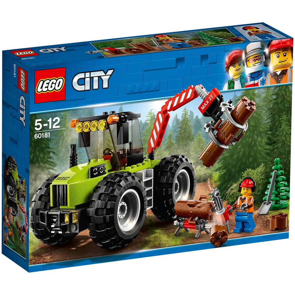 LEGO City Great Vehicles : Le tracteur forestier (60181) Image 1