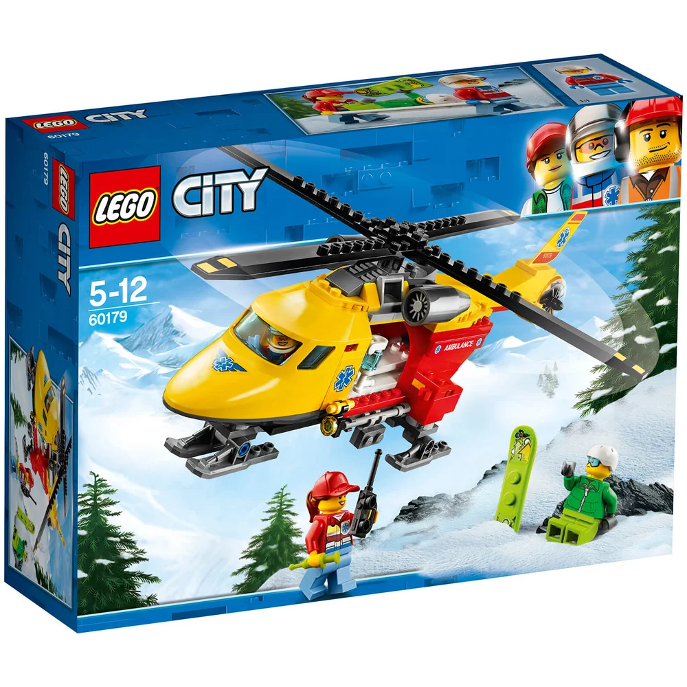 LEGO City Great Vehicles : L'hélicoptère-ambulance (60179) Image 1