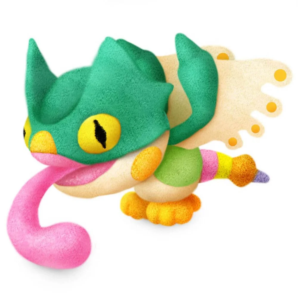 Peluche Pukei-Pukei - Monster Hunter (20 cm) Image 1
