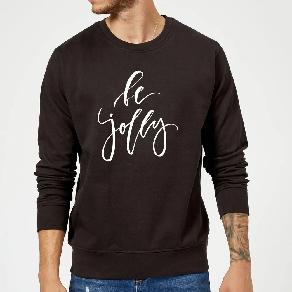 Pull de Noël Homme Be Jolly - Noir - S - Noir Image 1