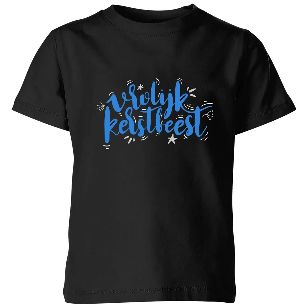 T-Shirt Homme Frohe Weihnachten - Rouge - 3-4 ans - Noir Image 1