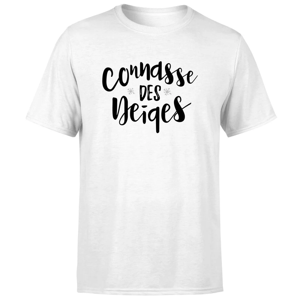 T-Shirt Homme Frohes Fest - Noir - S - Blanc Image 1