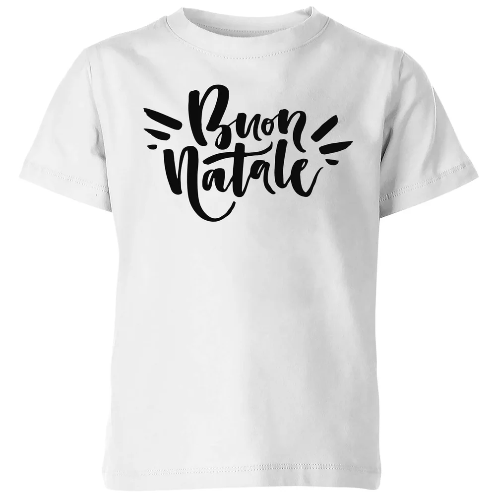 Buon Natale Kids' T-Shirt - White - 3-4 ans - Blanc Image 1