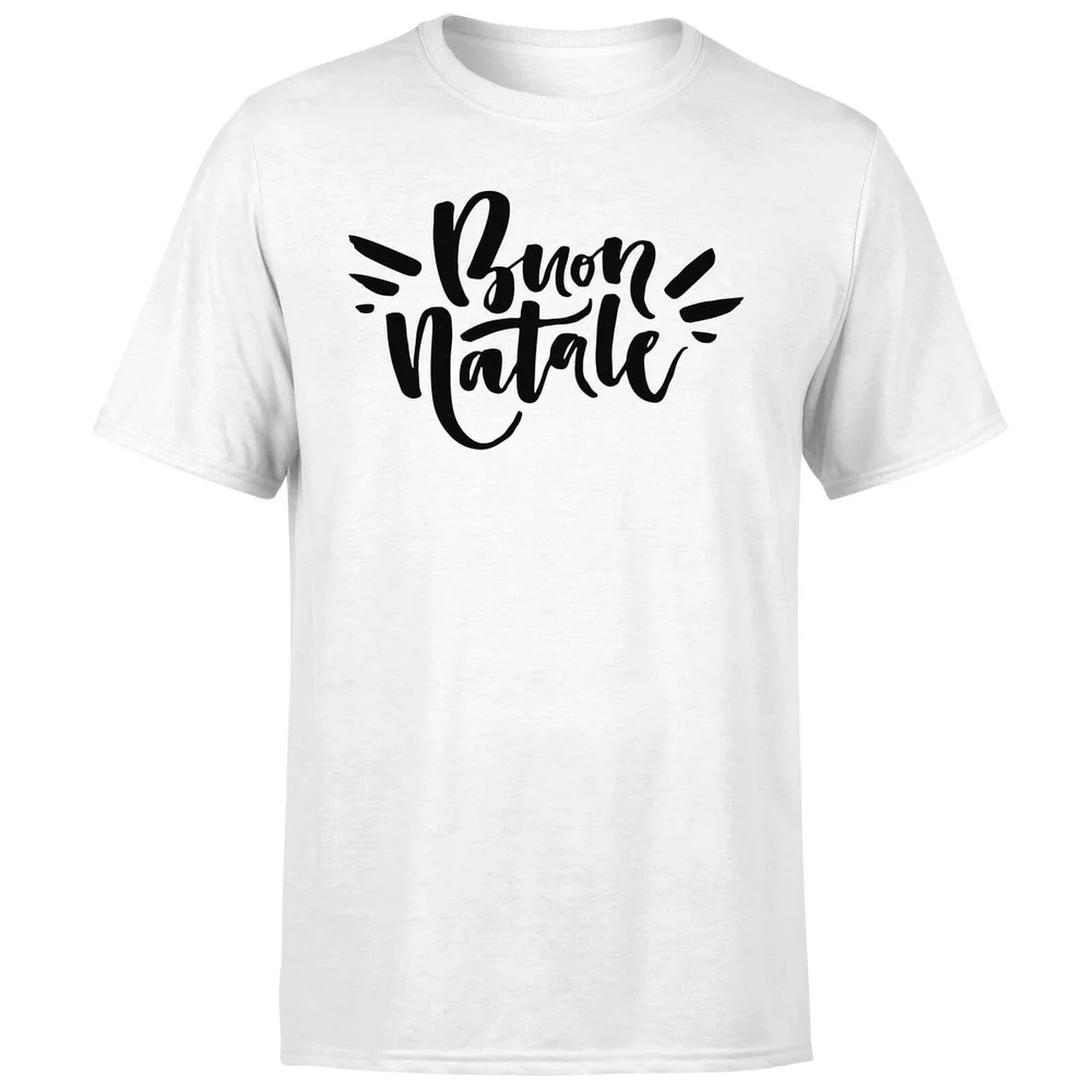 Buon Natale T-Shirt - White - S - Blanc Image 1