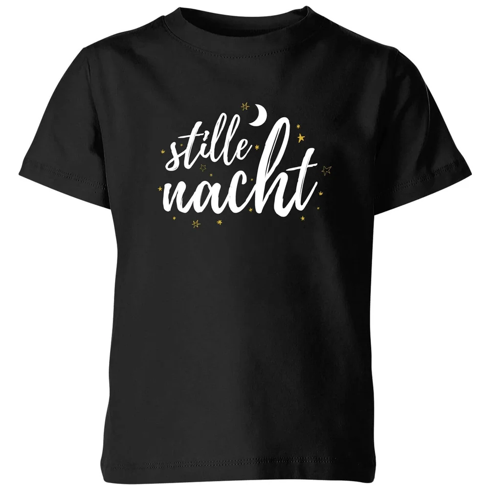 T-Shirt de Noël Enfant Stille Nacht - Noir - 3-4 ans - Noir Image 1