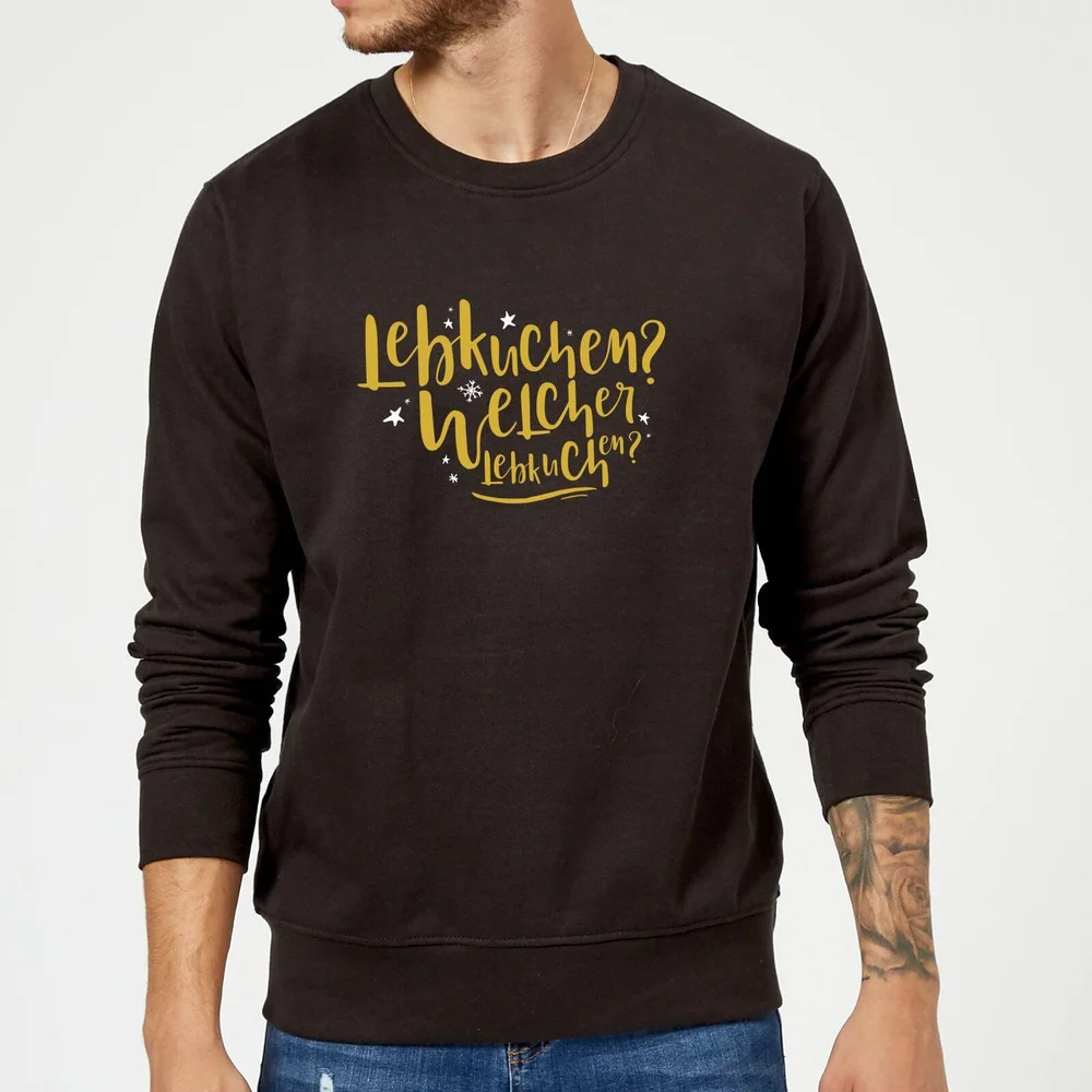 Pull de Noël Homme International Lebkiuchen - Noir - S - Noir Image 1