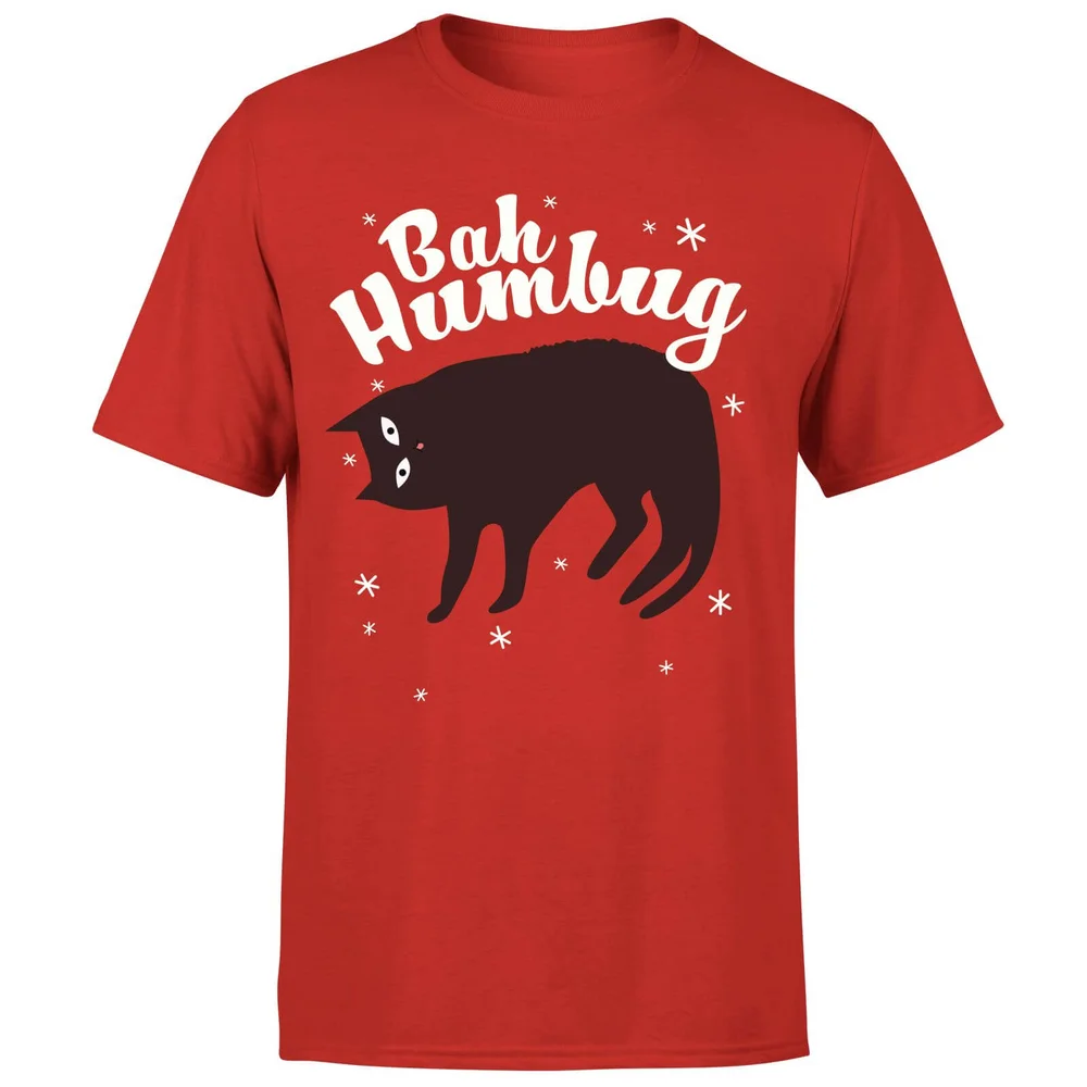 Bah Humbug T-Shirt - Red - S - Rouge Image 1