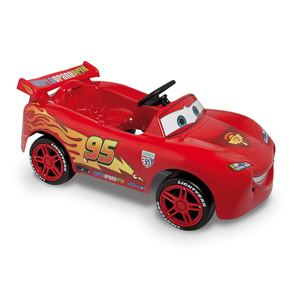 Disney Saetta McQueen Pedal Power Car - Red Image 1