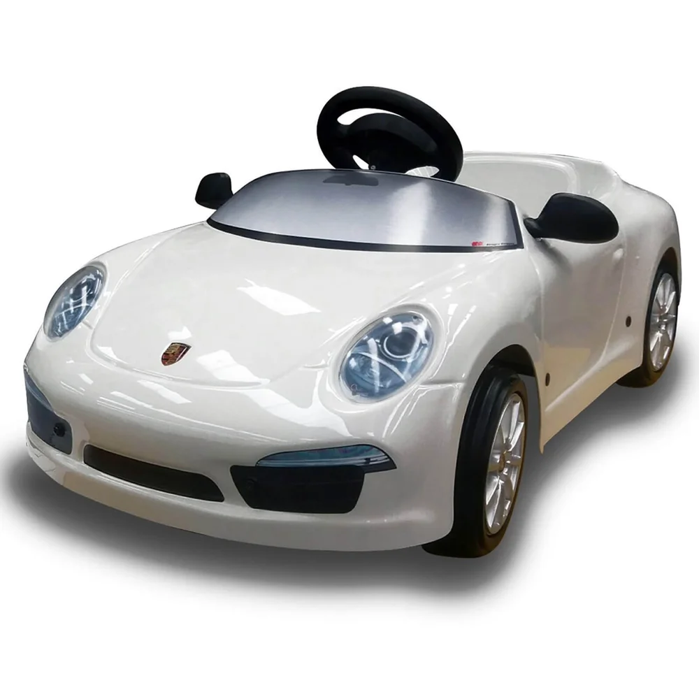 Porsche 911 Pedal Power Car - White Image 1