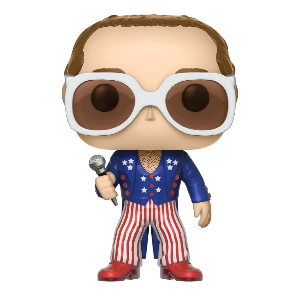 Figurine Pop! Rocks Elton John Bleu Blanc Rouge Image 1