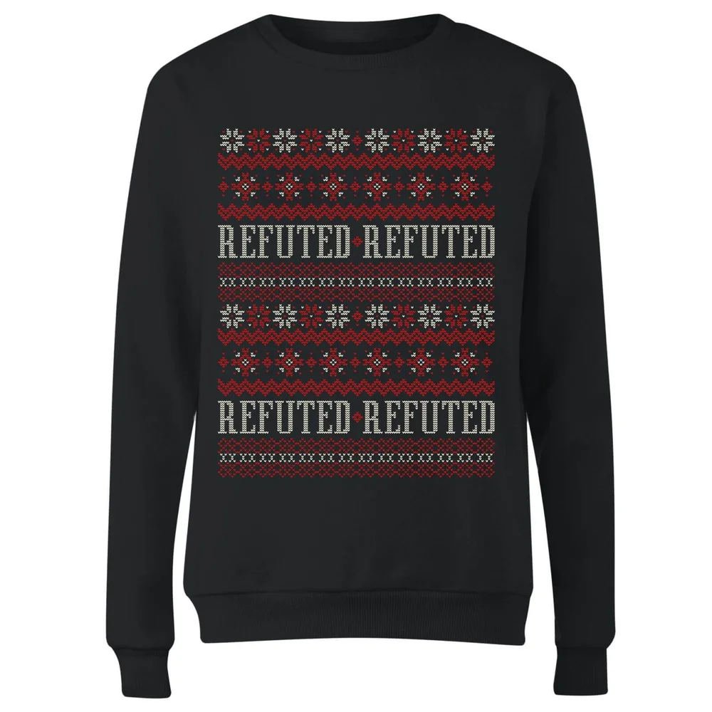Refuted Christmas Women's T-Shirt - Black - 3XL Image 1