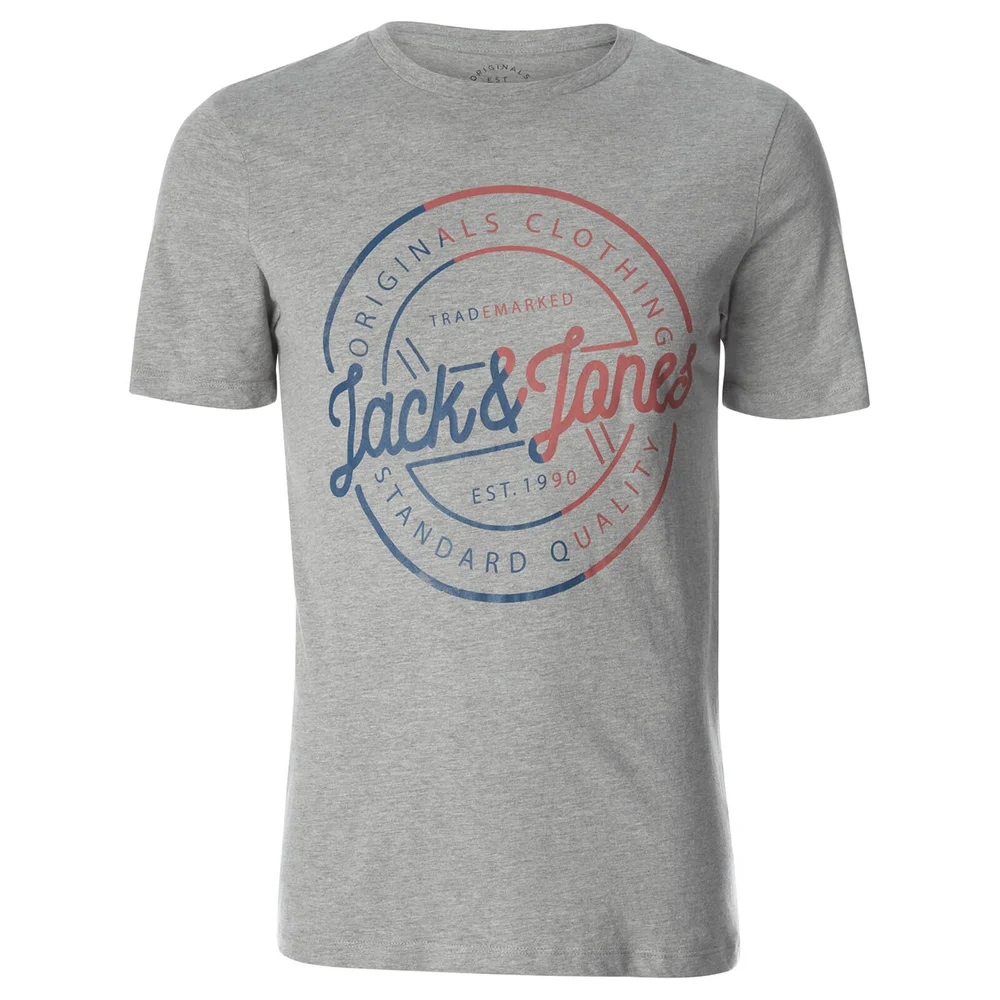 T-Shirt Homme Originals Logo Jack & Jones - Gris - S - Gris Image 1