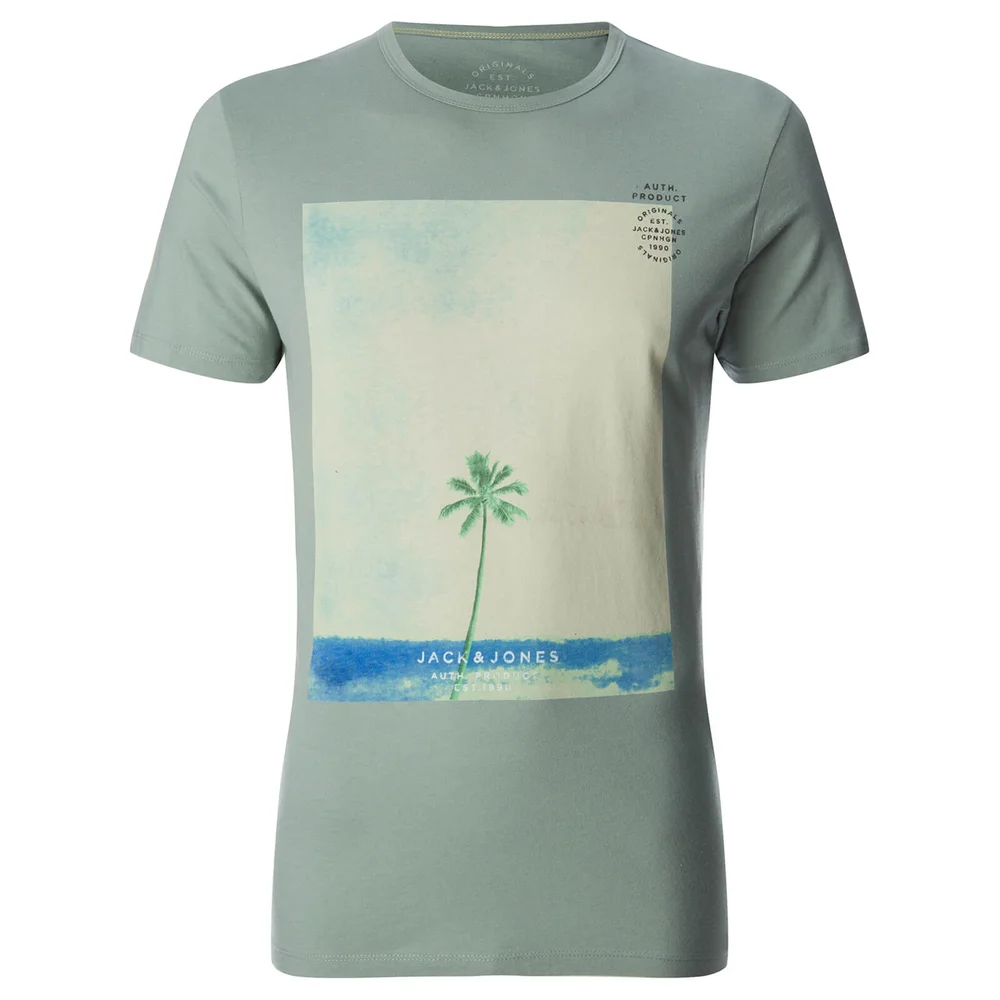 T-Shirt Homme Originals Omega Jack & Jones - Vert - S - Vert Citron Image 1