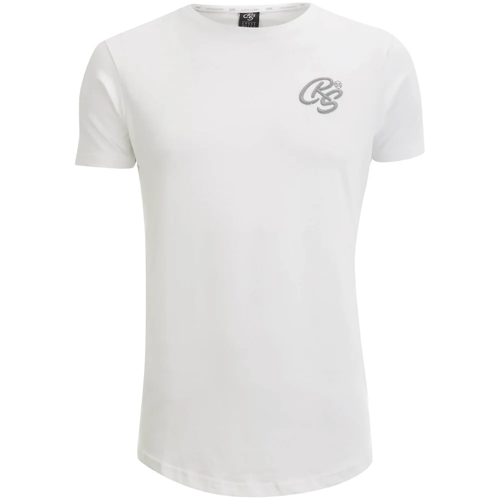 T-Shirt Homme Kintore Crosshatch - Blanc - S - Blanc Image 1