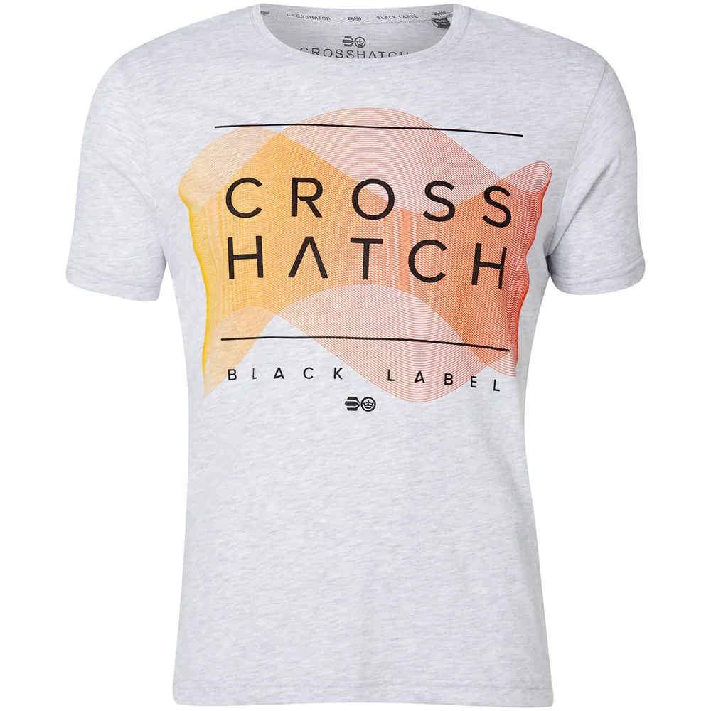 T-Shirt Homme Waveform Crosshatch - Gris Clair Chiné - S - Gris Image 1
