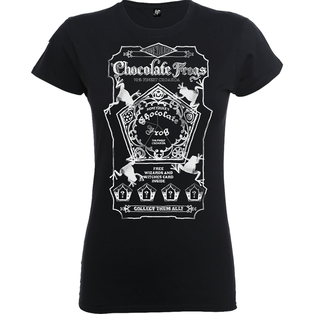 T-Shirt Femme Honeydukes Chocogrenouille - Harry Potter - Noir