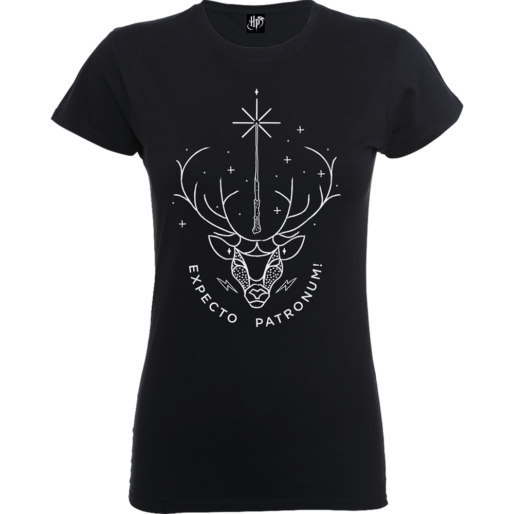 T-Shirt Femme Expecto Patronum - Harry Potter - Noir - S Image 1