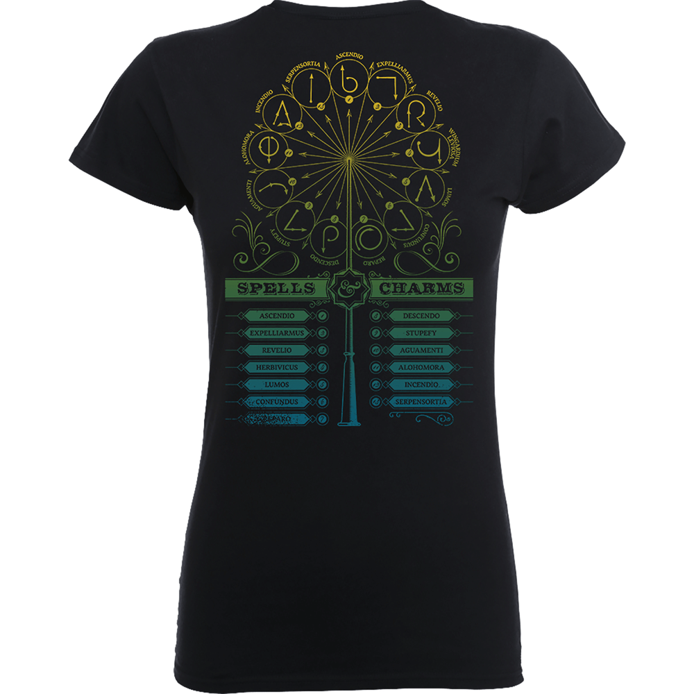 T-Shirt Femme Charmes et Sorts - Harry Potter - Noir - S - Noir Image 1