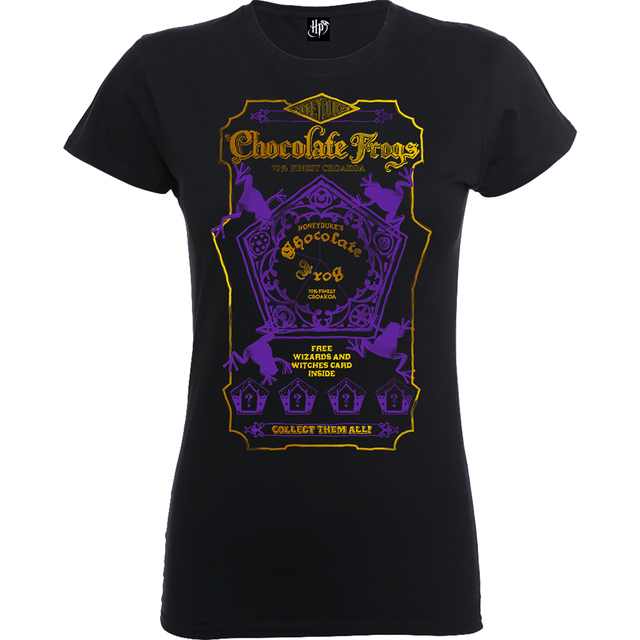 T-Shirt Femme Honeydukes Chocogrenouille - Harry Potter - Noir