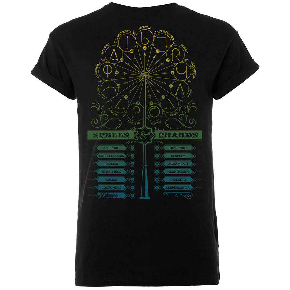 T-Shirt Homme Charmes et Sorts - Harry Potter - Noir - S - Noir Image 1