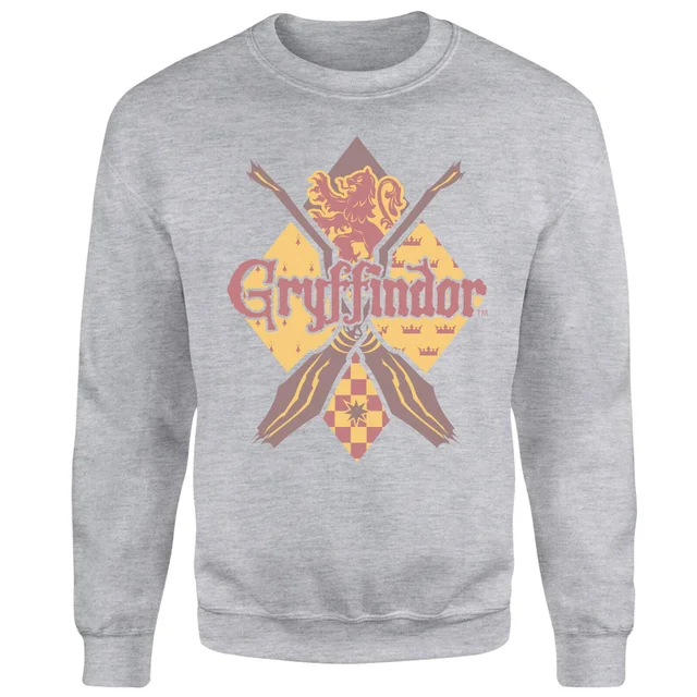 Sweat Homme Gryffondor - Harry Potter - Gris