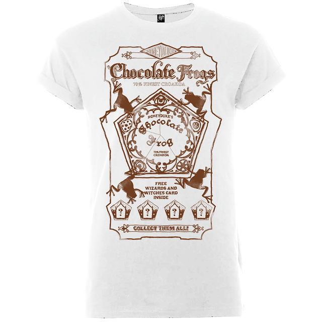 T-Shirt Femme Honeydukes Chocogrenouille - Harry Potter - Blanc
