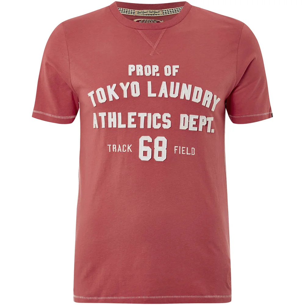 T-Shirt Homme Henryville Tokyo Laundry - Rouge Brique - S - Rouge Image 1