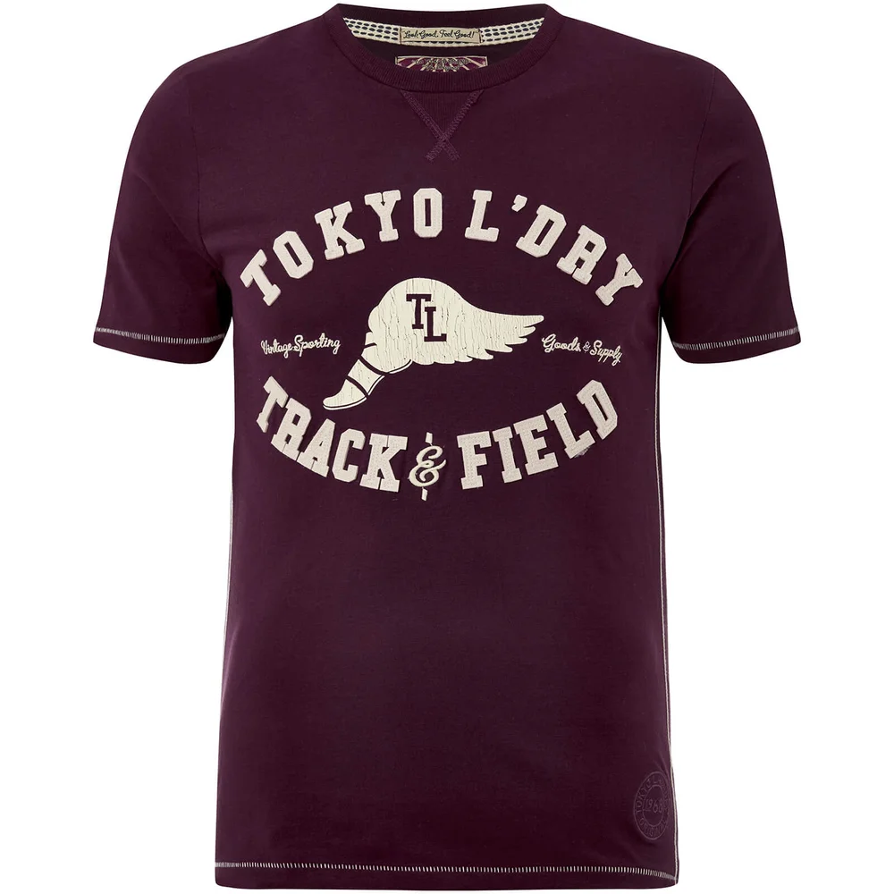 T-Shirt Homme Springfield Tokyo Laundry - Bordeaux - S - Burgundy Image 1