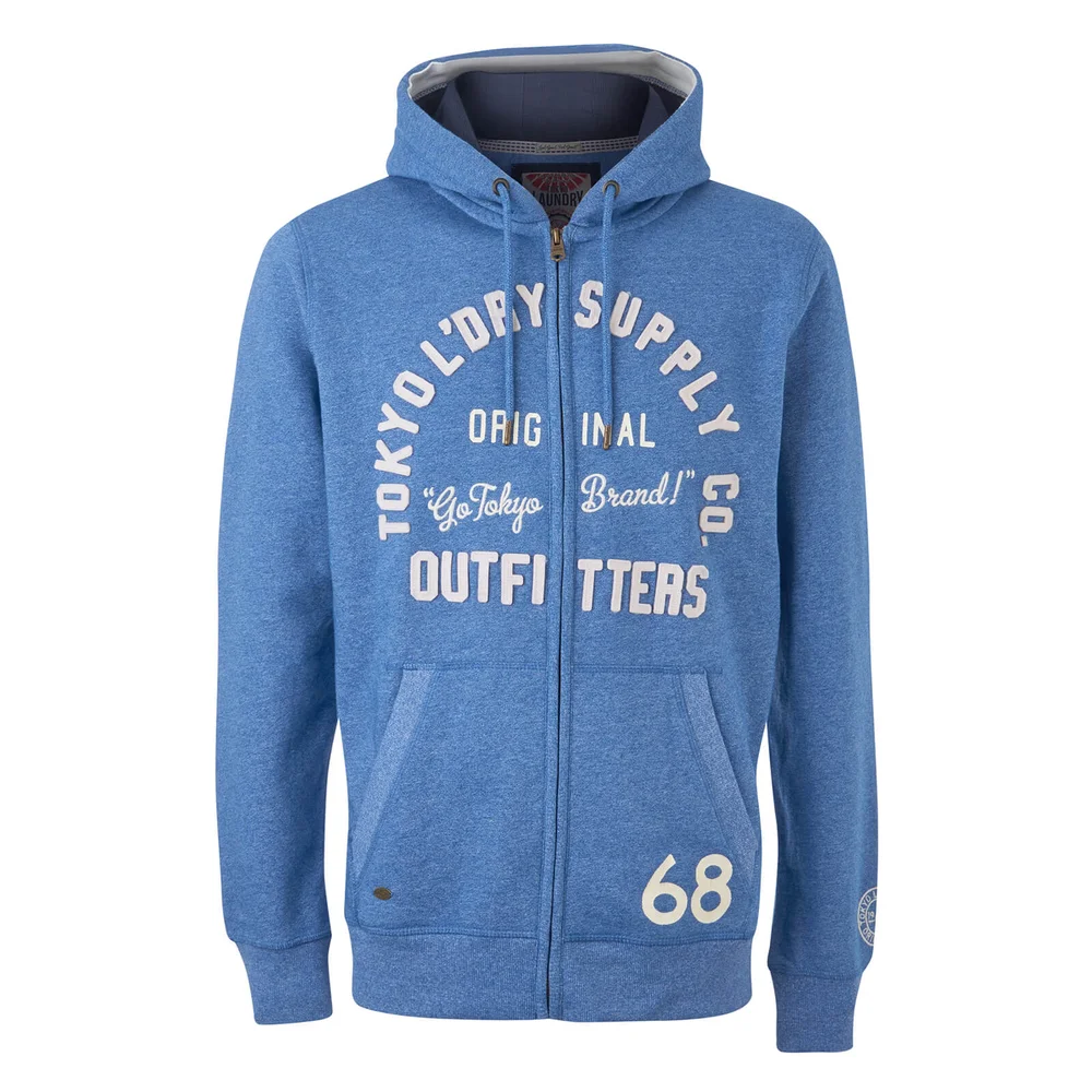 Tokyo Laundry Men's Marshall Bay Hoody - Federal Blue - S - Bleu Image 1