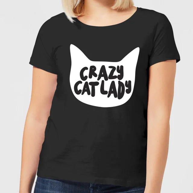 Crazy Cat Lady Women's T-Shirt - Black