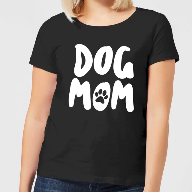 Dog Mom Women's T-Shirt - Black