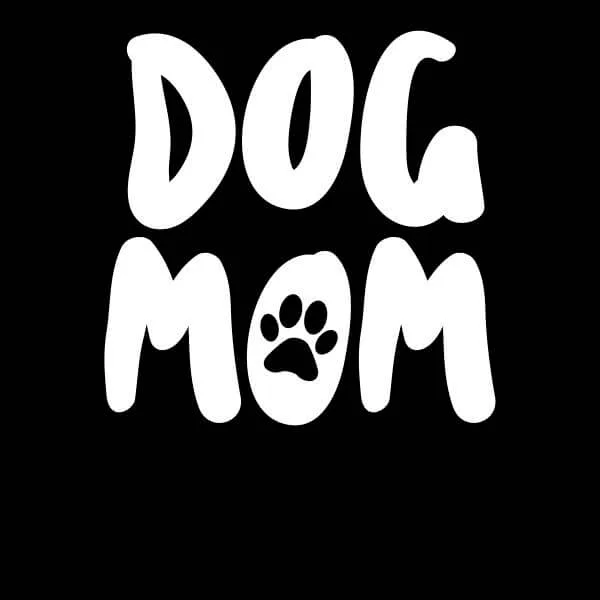 Dog Mom Women's T-Shirt - Black