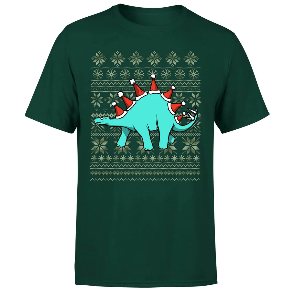 Stegosantahats T-Shirt - Forest Green - S - Vert Forêt Image 1