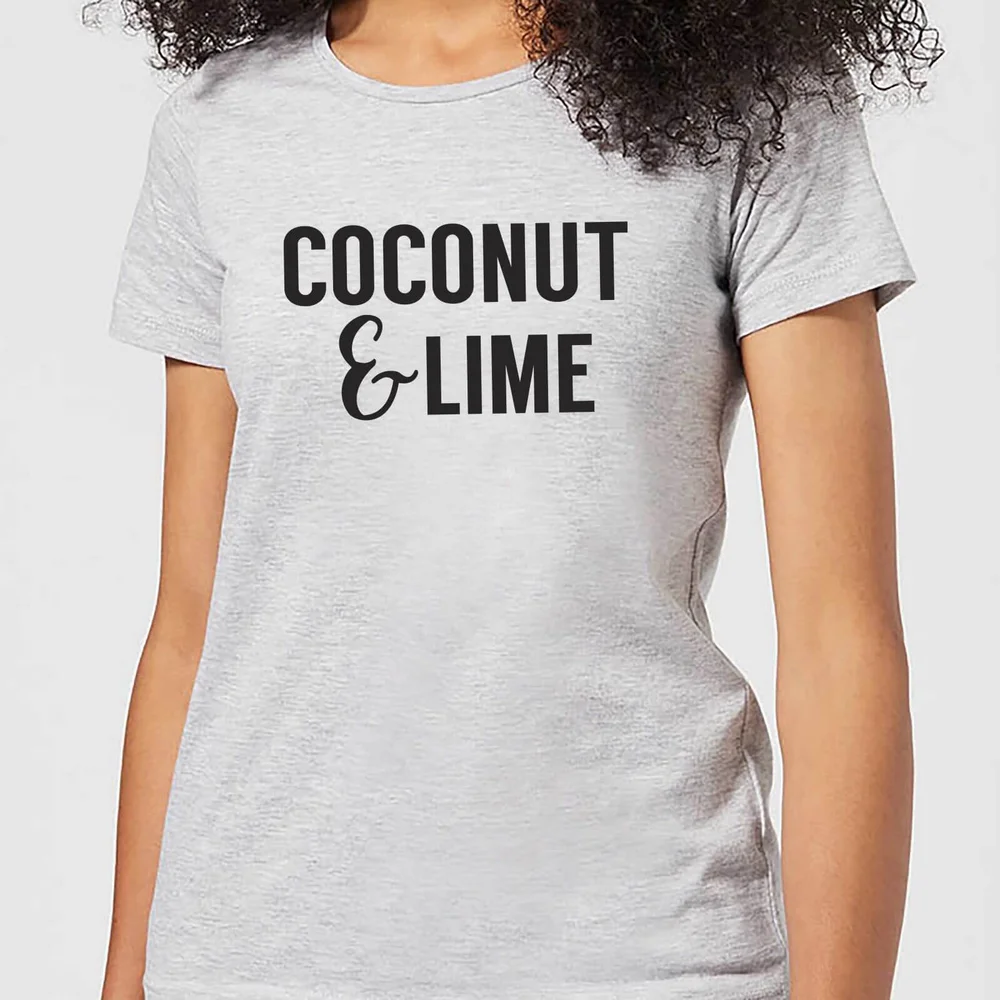 Coconut and Lime Women's T-Shirt - Grey - S - Gris Image 1