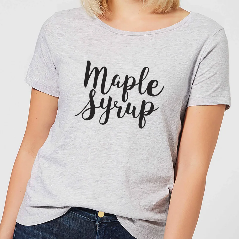 Maple Syrup Women's T-Shirt - Grey - S - Gris Image 1